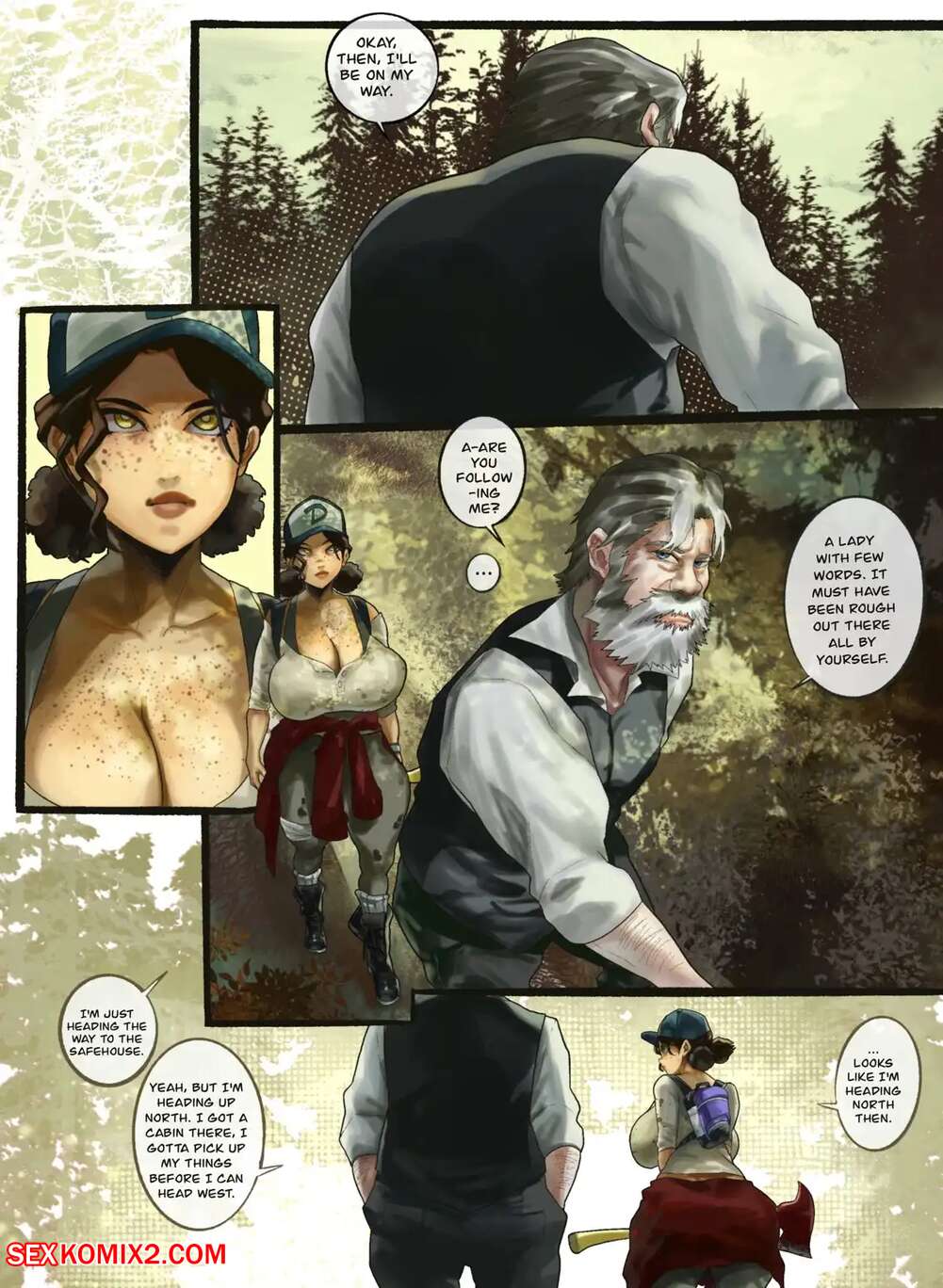 The walking dead porn comics