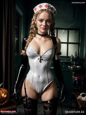 Porn comic Emma Stone. Nurse Horror Cosplay. QuantumAI