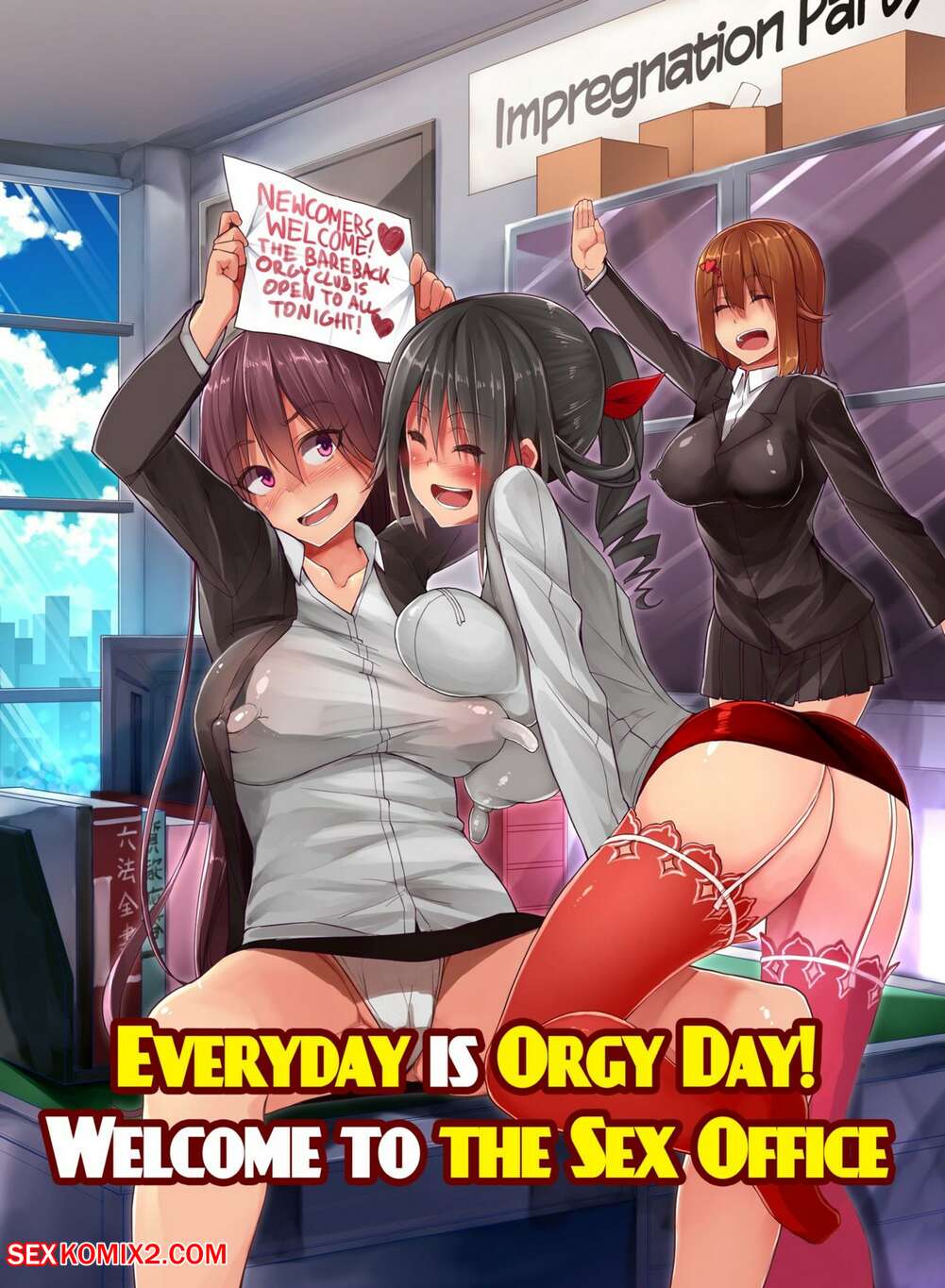 Orgy Porn Hentai - âœ…ï¸ Porn comic Everyday is Orgy Day. Welcome to the Sex. Eizan. Sex comic  busty babes are | Porn comics in English for adults only | sexkomix2.com