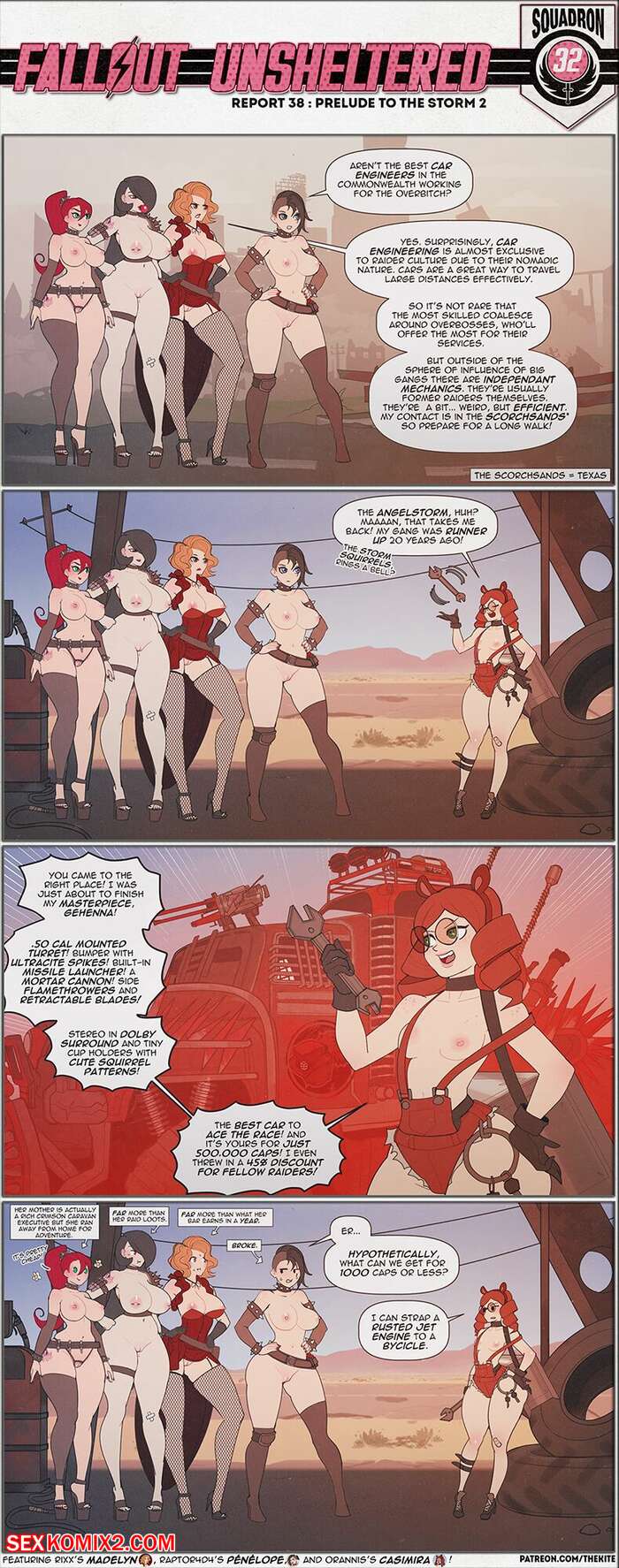 Turret Porn - âœ…ï¸ Porn comic Fallout Unsheltered Squadron 32. The Kite Sex comic beauties  with big | Porn comics in English for adults only | sexkomix2.com
