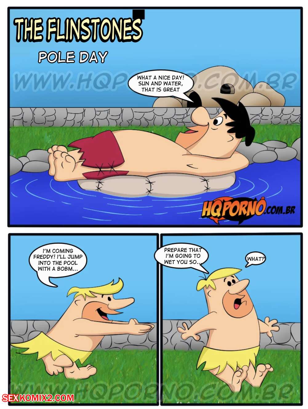 ✅️ Porn comic Flintstones. Os Flintistones. Part 2. HQporno Sex comic  relaxing by the | Porn comics in English for adults only | sexkomix2.com
