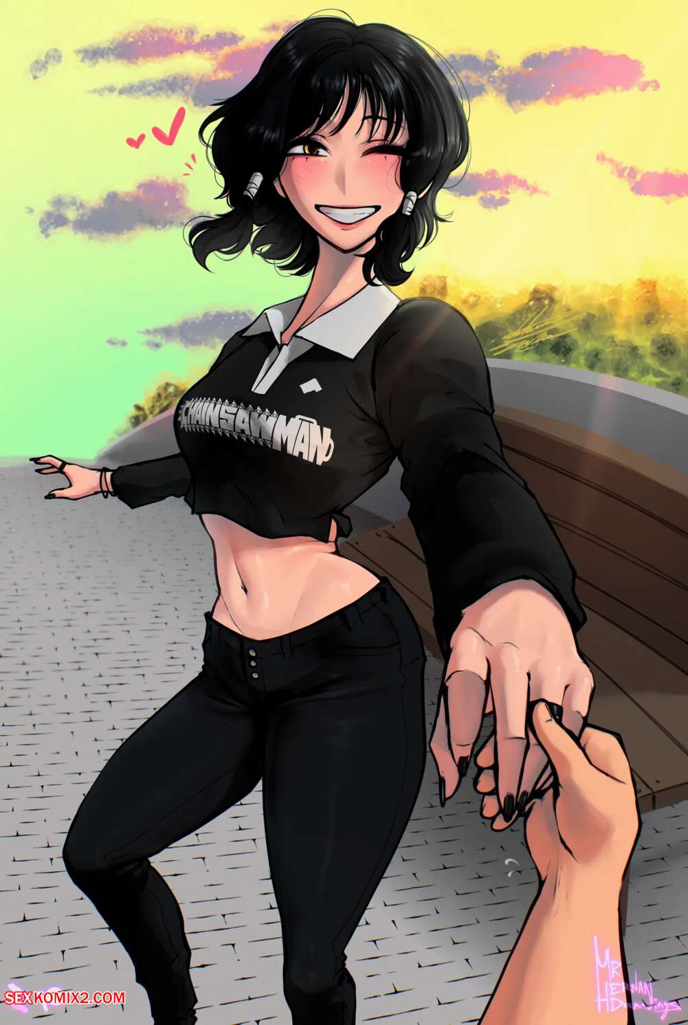 Porn comic Fumiko. Chainsaw Man. MrHernanDrawings