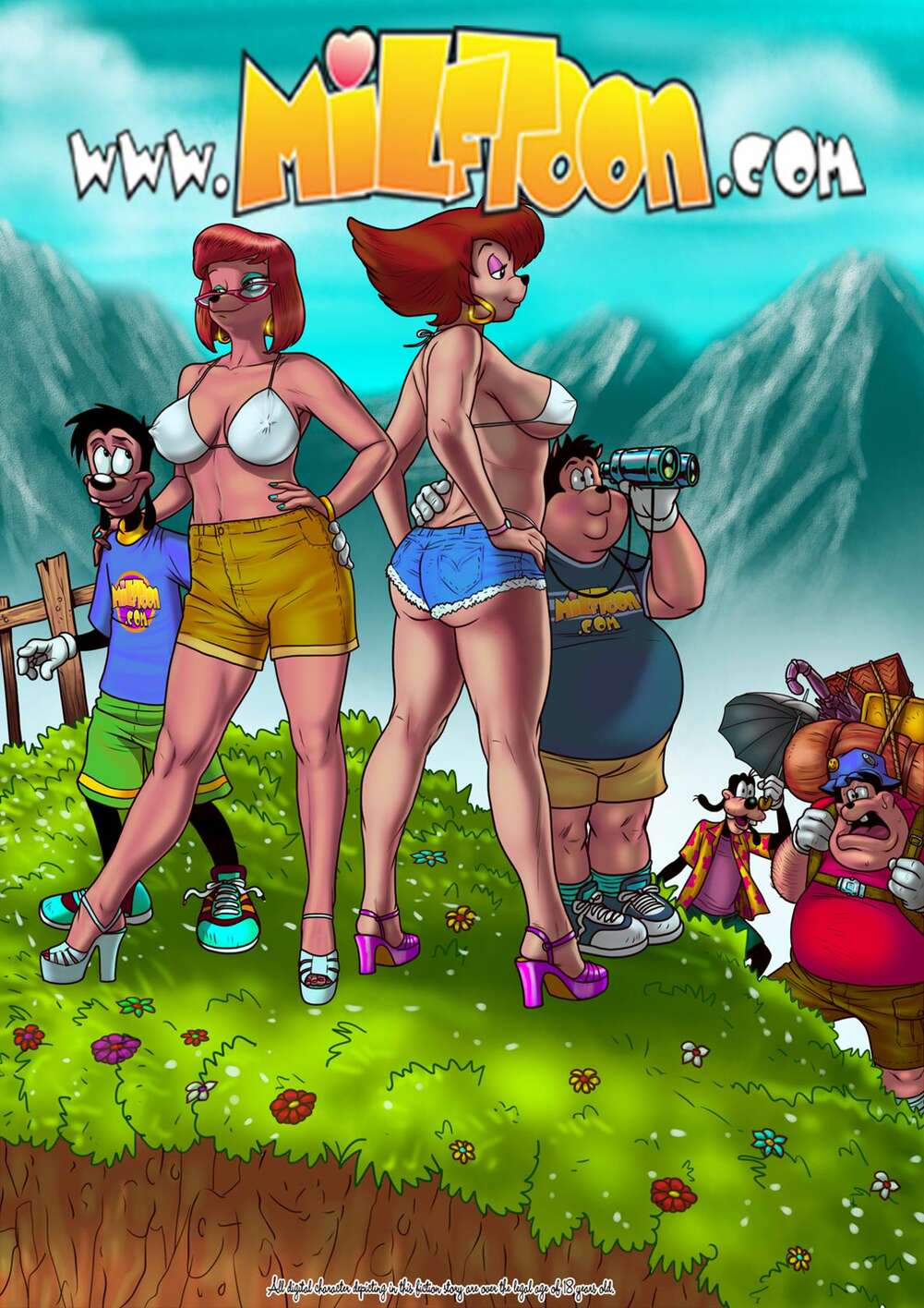 ✅️ Porn comic Goofy Vacation. Goof Troop. Sex comic hot milfs with | Porn  comics in English for adults only | sexkomix2.com