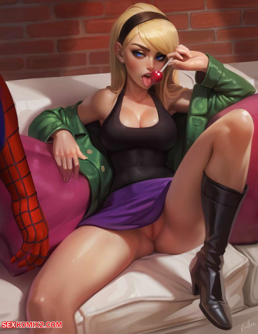 ✅️ Porn comic Gwen welcomes Peter home. Spider Man. Evulchibi Sex comic  returned home, where | Porn comics in English for adults only |  sexkomix2.com