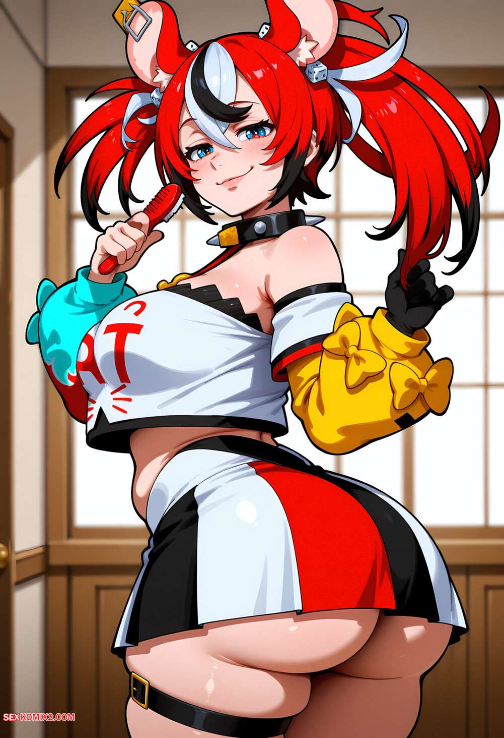 Porn comic Hakos Baelz. Floxin