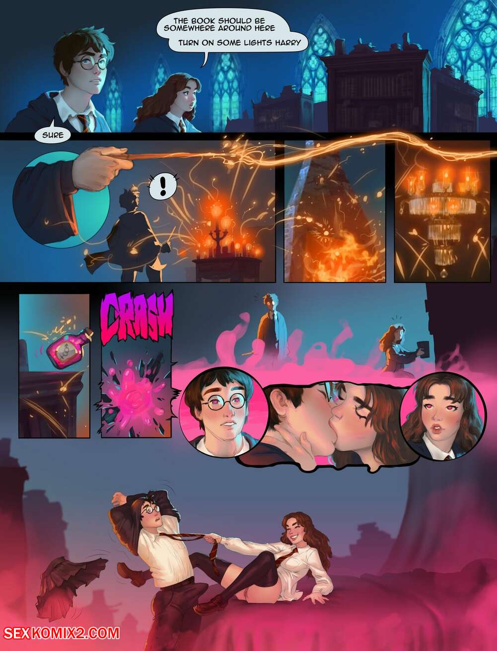Harry hermione porn comics