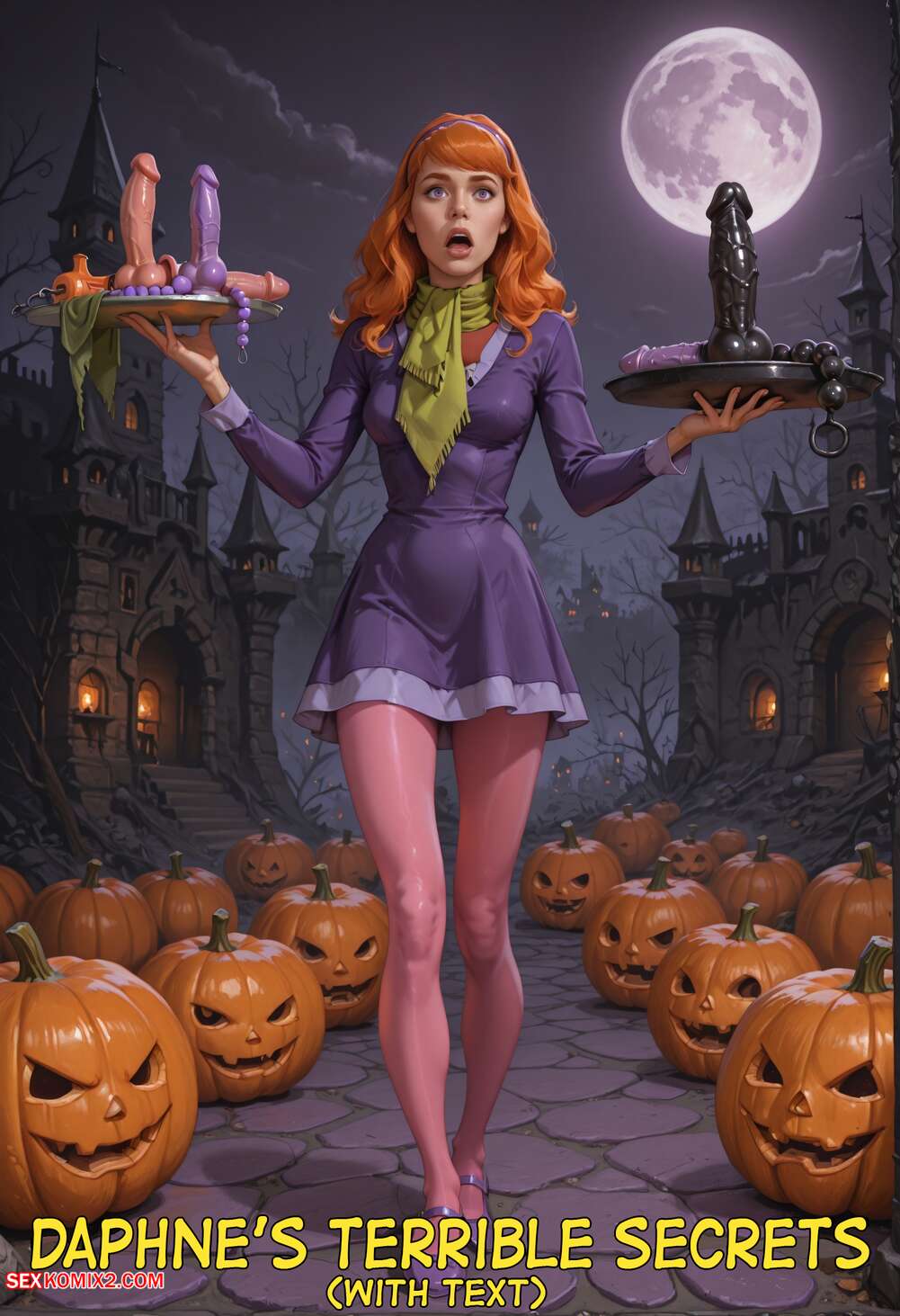 Porn comic Haunted Toys Delivery. Daphne. Exclusive with text. Shadow Renders.