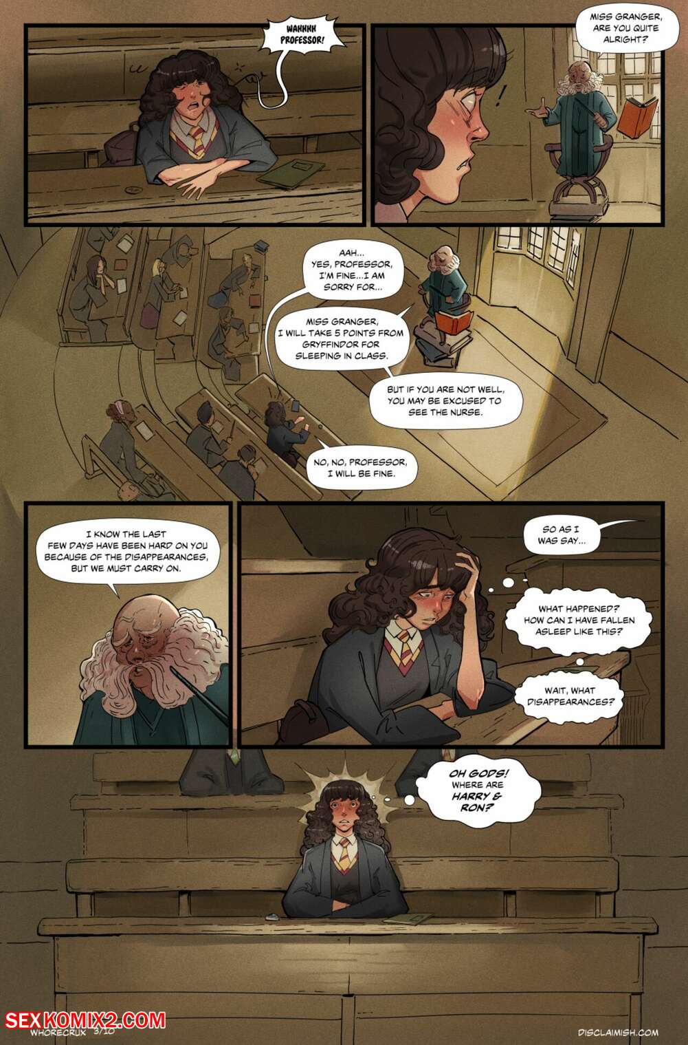 Hermione porn comic
