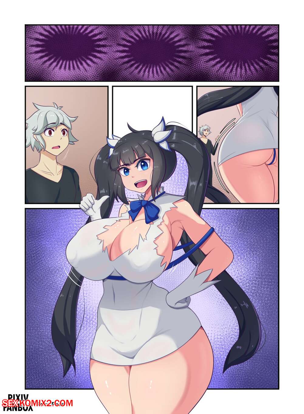 ✅️ Porn comic Hestia. Fake Face Sex comic busty brunette was | Porn comics  in English for adults only | sexkomix2.com
