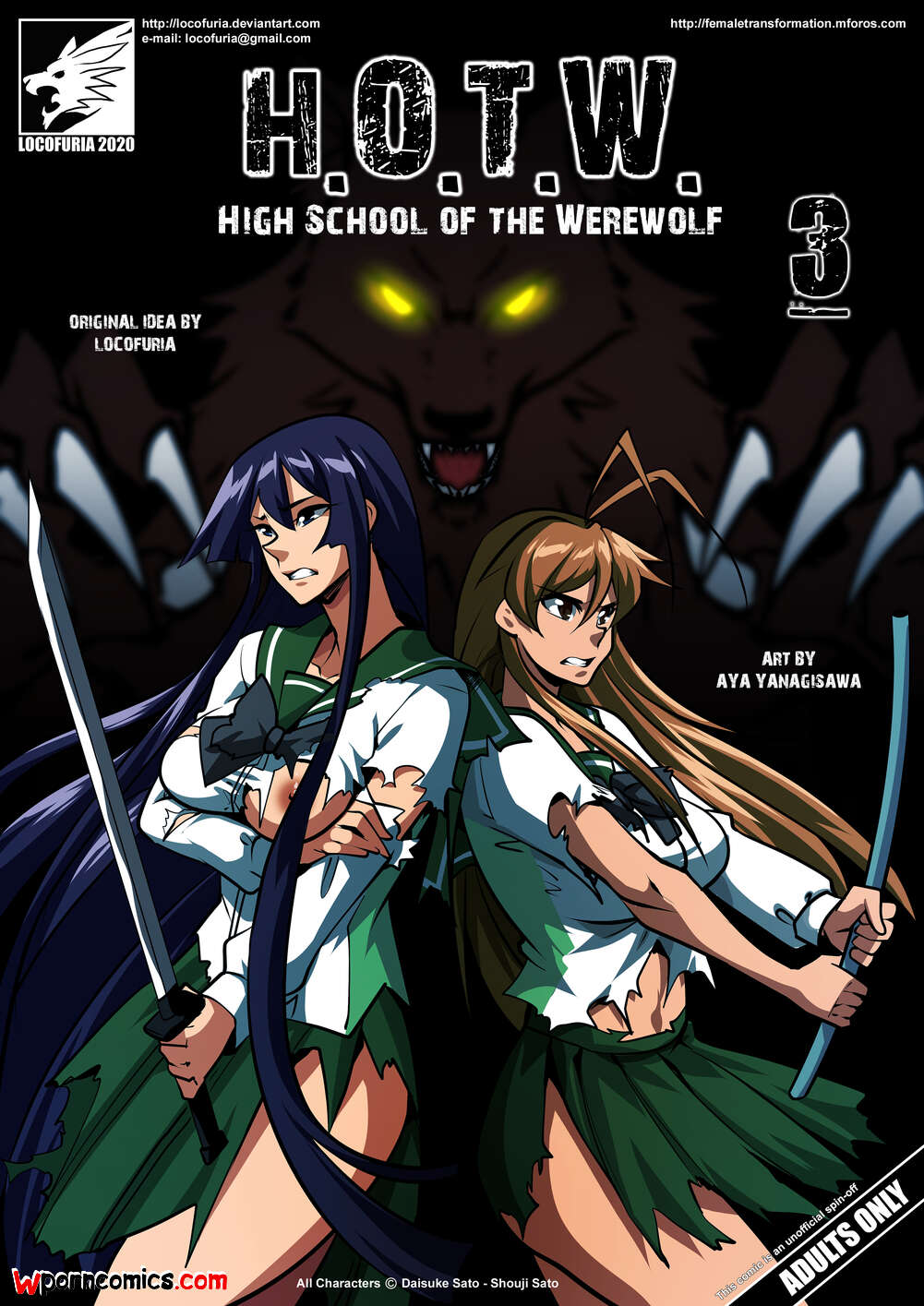 Werewolf Fuck Anime Hentai - âœ…ï¸ Porn comic High School of the Werewolf. Part 3 Sex comic girls were  hiding | Porn comics in English for adults only | sexkomix2.com