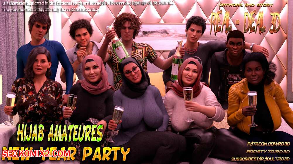 Group Sex Toons 3d - âœ…ï¸ Porn comic Hijab Amateures. New Year Party. RealDeal 3D. Sex comic guys  decided to | Porn comics in English for adults only | sexkomix2.com