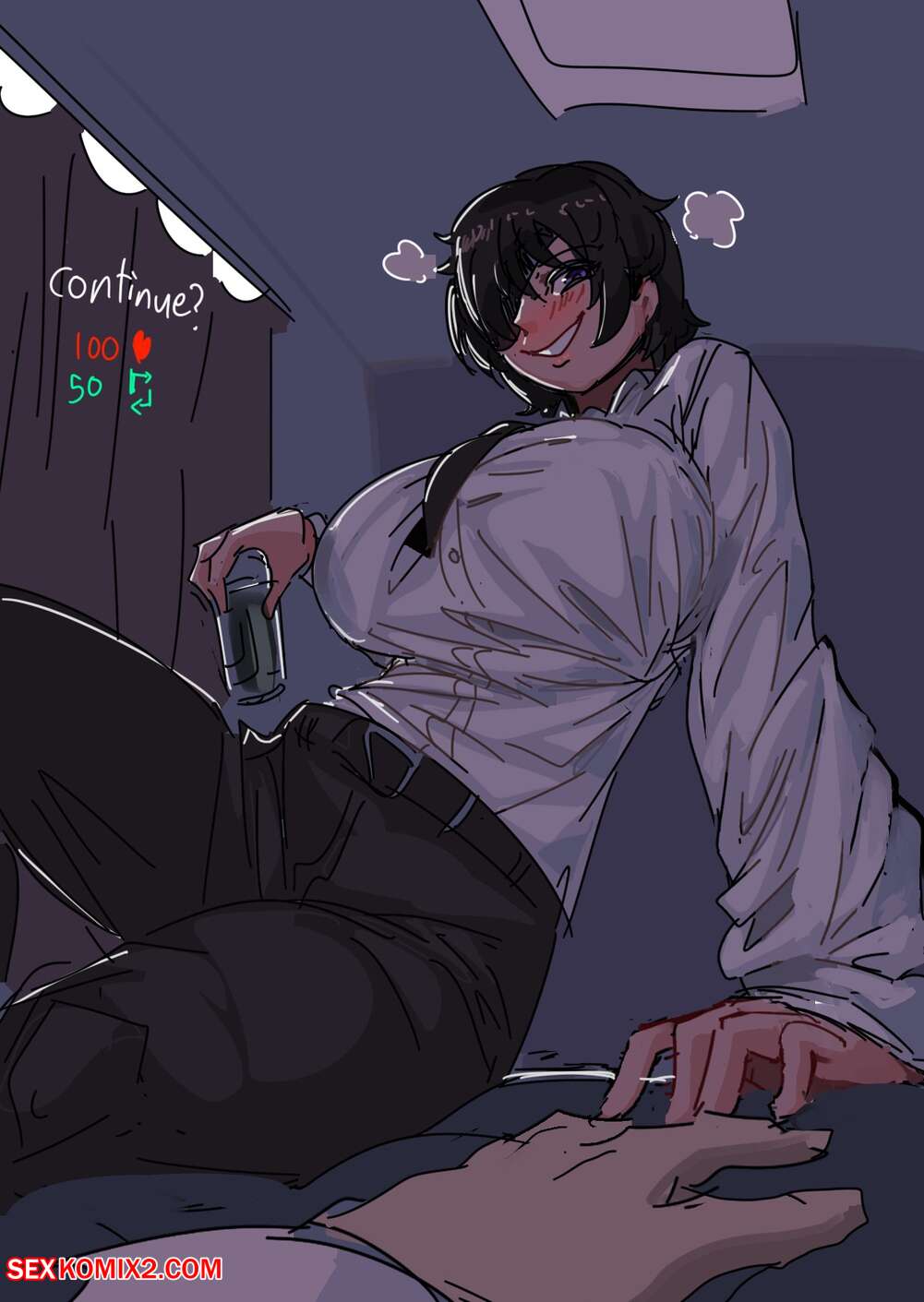 Sloppy blowjob demon