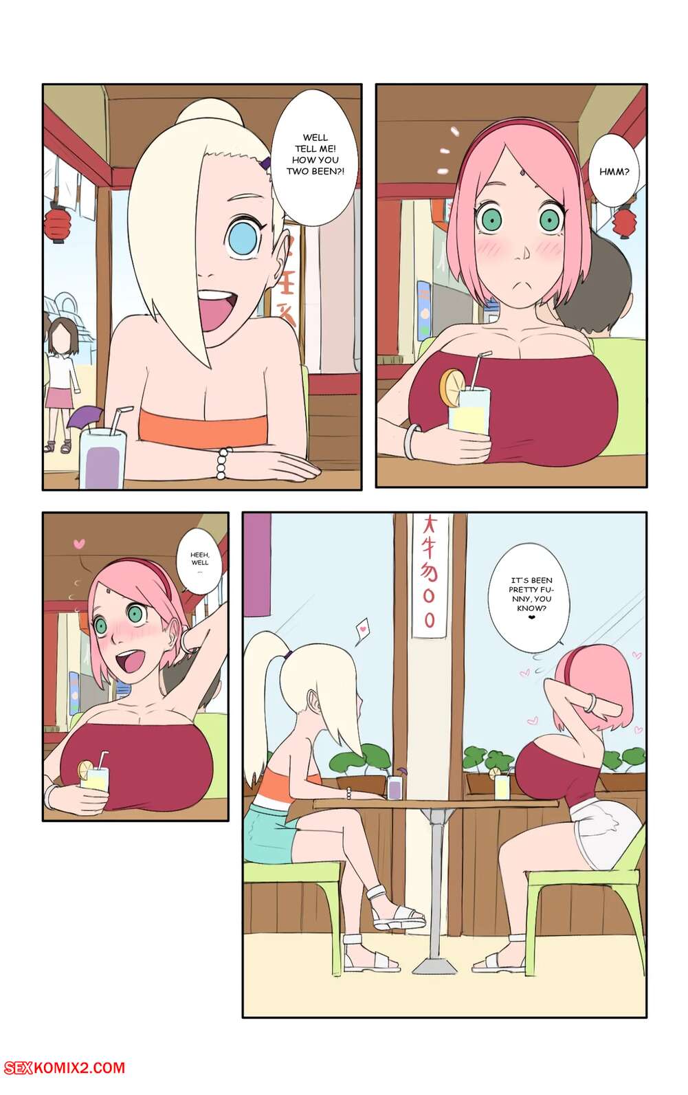 Porn comic Hot days in konoha 2 remake. biggies00