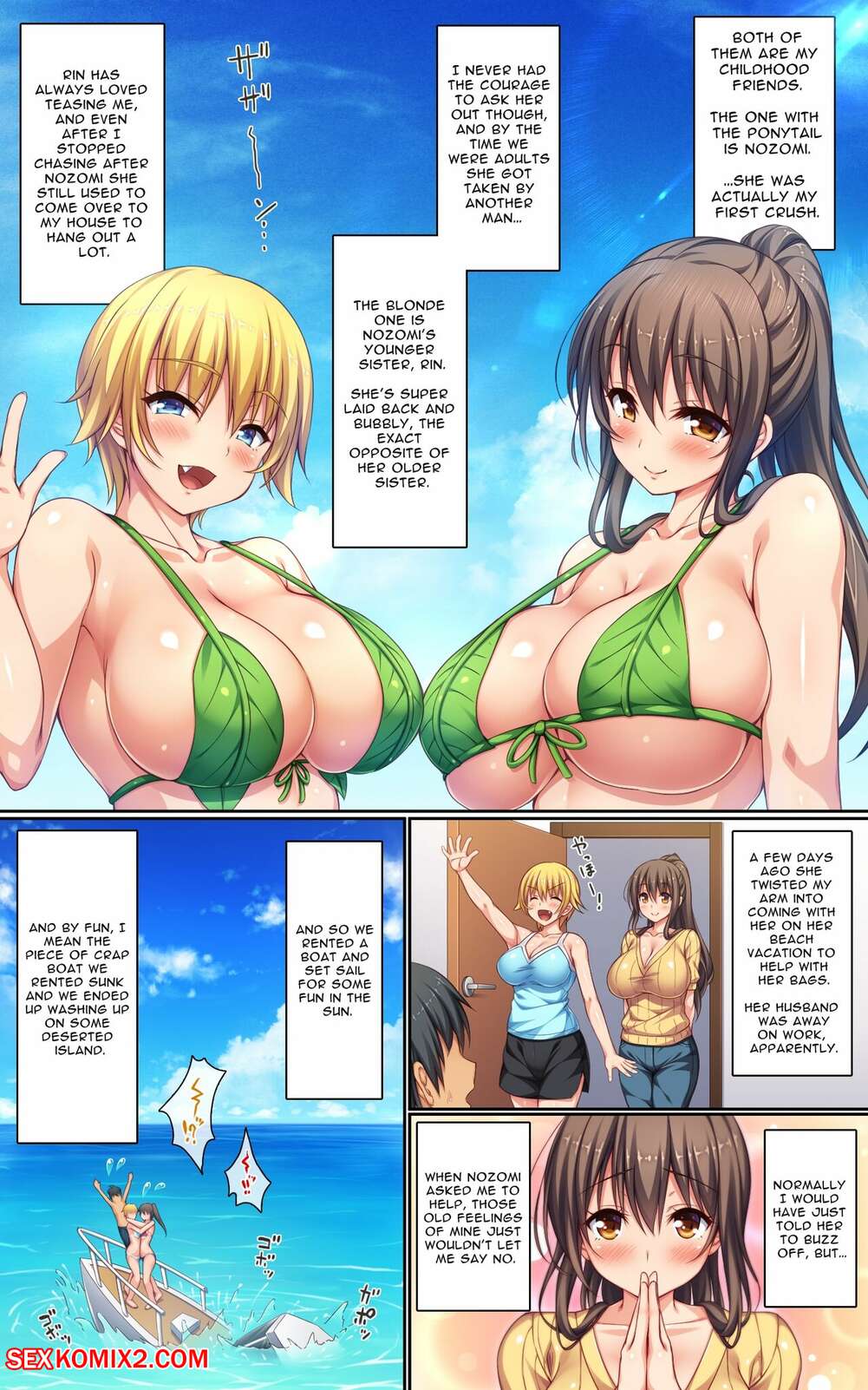 😈 Porn comic Husband and Wife Roleplay and Flirty Dirty Sex on an Uninhabited Island Erotic comic fun with a 😈 Porn comics hentai adult only hqporncomics photo pic