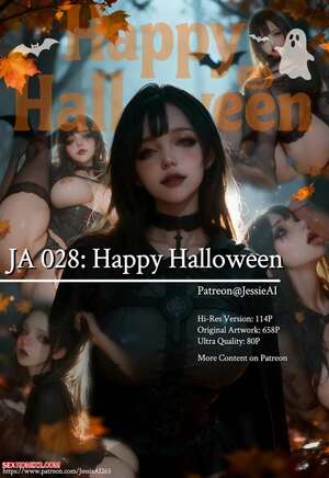 Porn comic JA028. Happy Halloween. Jessie AI
