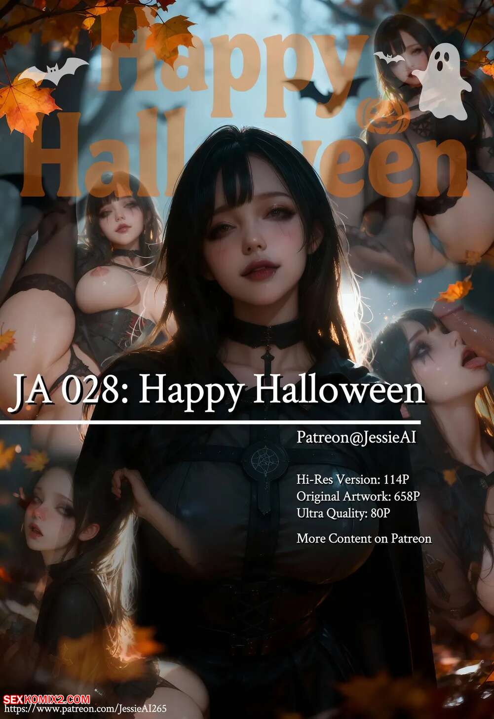 Porn comic JA028. Happy Halloween. Jessie AI