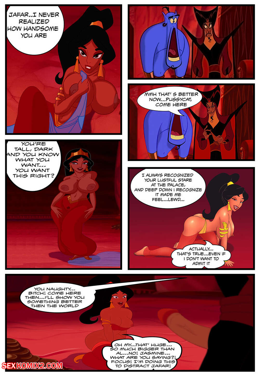 Aladdin Porn Comics Huge Dick - âœ…ï¸ Porn comic Jasmine Wants Jafar. Aladdin. Sex comic Milf Jasmine was | Porn  comics in English for adults only | sexkomix2.com
