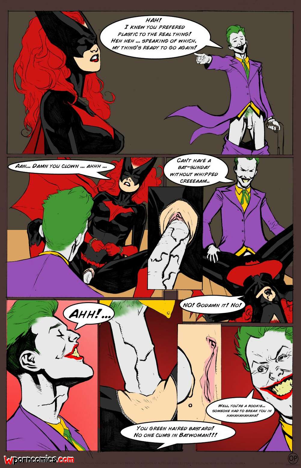 The Joker Cartoon Xxx - âœ…ï¸ Porn comic Joker VS Batwoman. Batman. Shade. Sex comic Joker got into |  Porn comics in English for adults only | sexkomix2.com