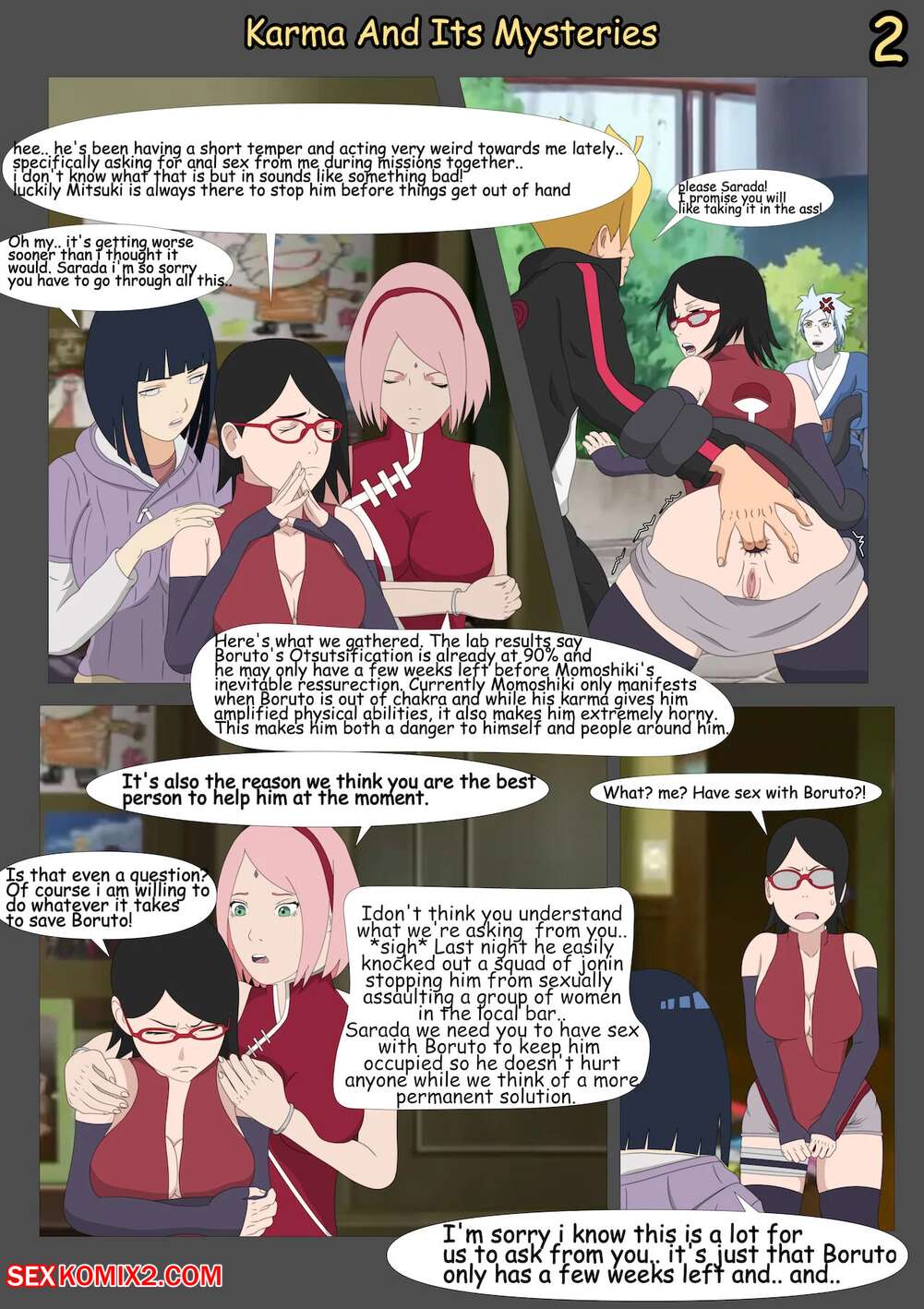 ✅️ Porn comic Karma And Its Mysteries. Boruto Sex comic young boy returned  | Porn comics in English for adults only | sexkomix2.com
