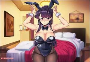 Porn comic Komi In Bunny Girl Costume. NoberU
