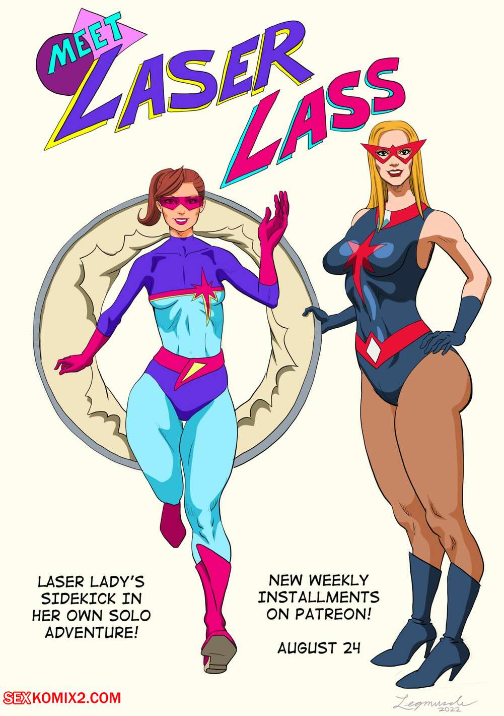 ✅️ Porn comic Laser Lass. Legmuscle Sex comic busty beauties fought | Porn  comics in English for adults only | sexkomix2.com