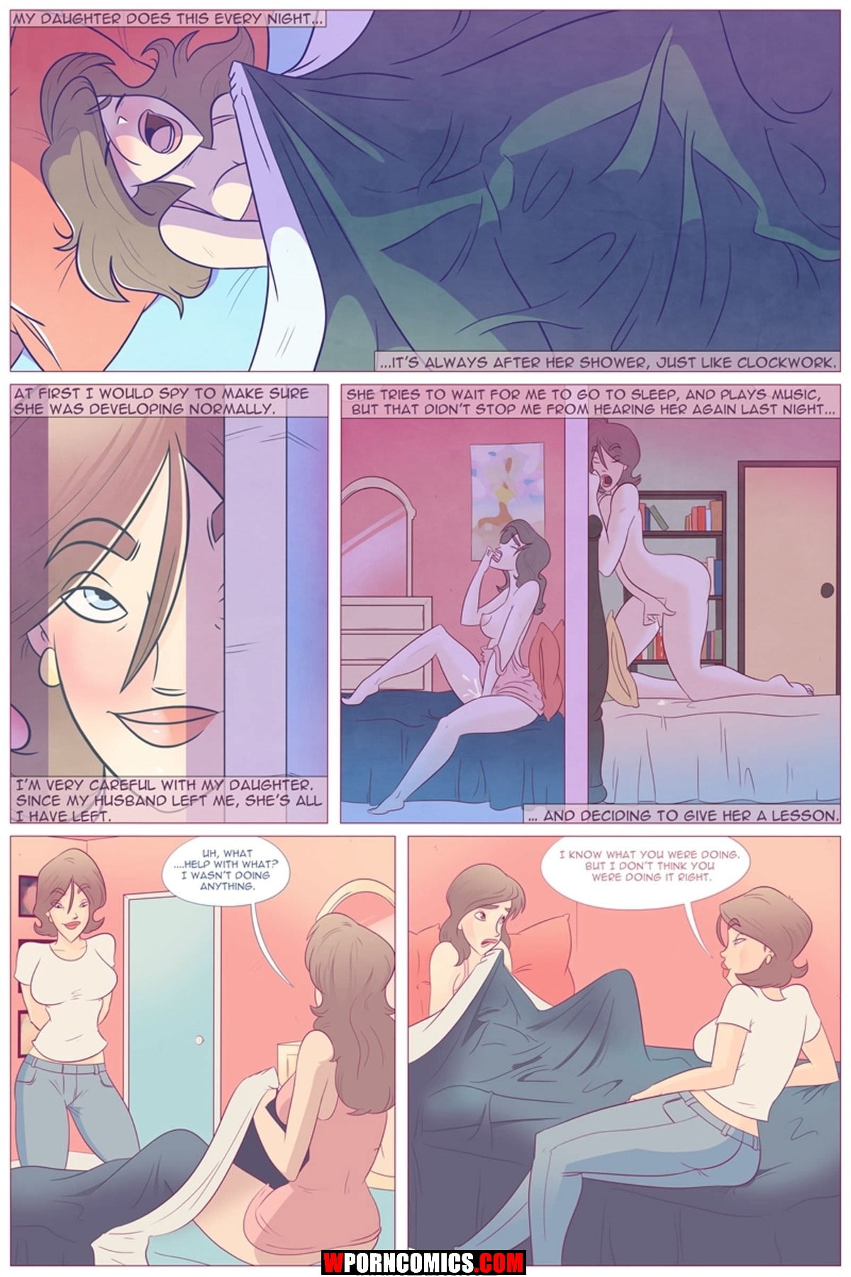 3d Anime Lesbian Porn Comics - âœ…ï¸ Porn comic Lesson one â€“ sex comic lesbians mother and daughter | Porn  comics in English for adults only | sexkomix2.com