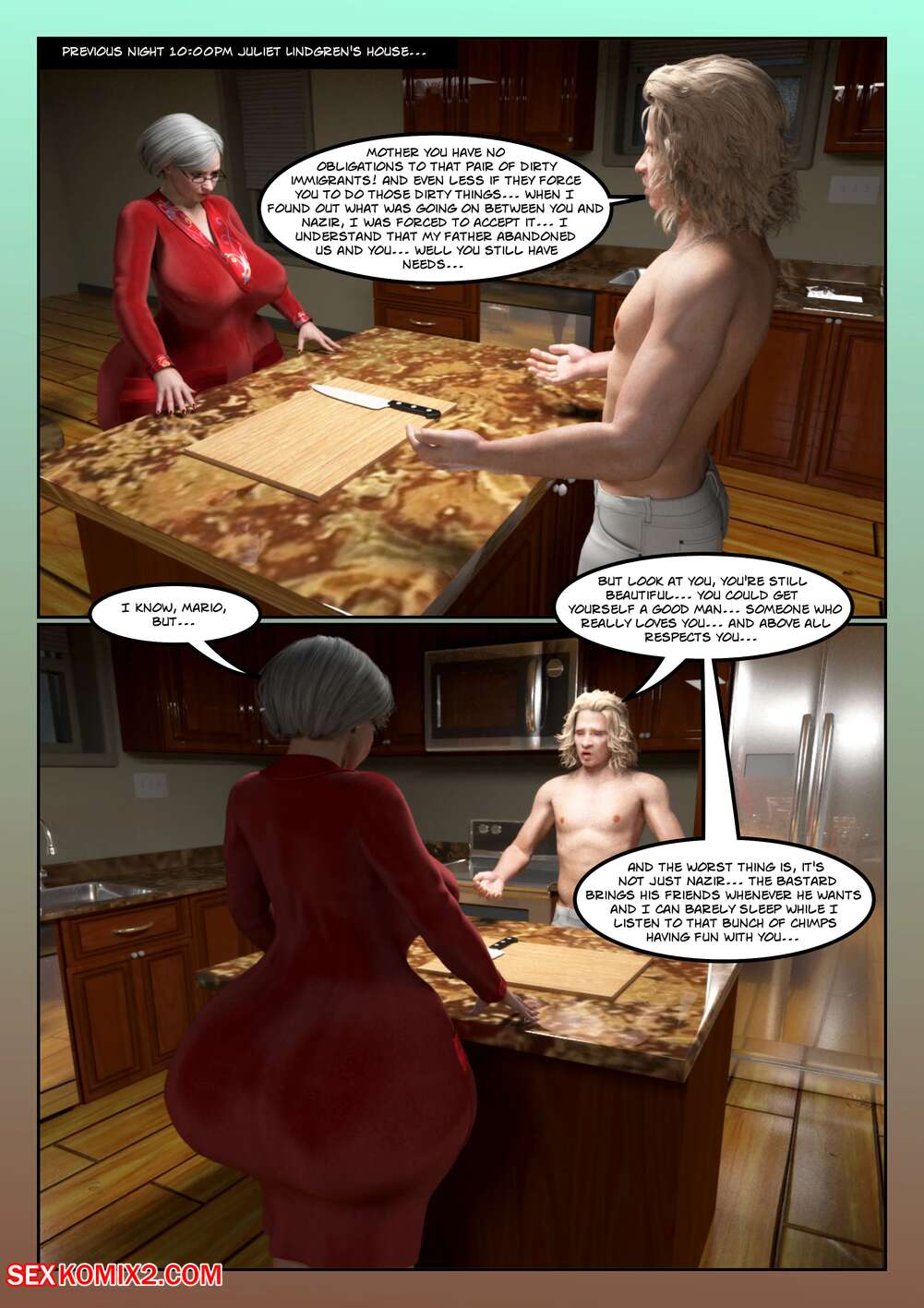 ✅️ Porn comic Lonely Swedish Wife. Chapter 4