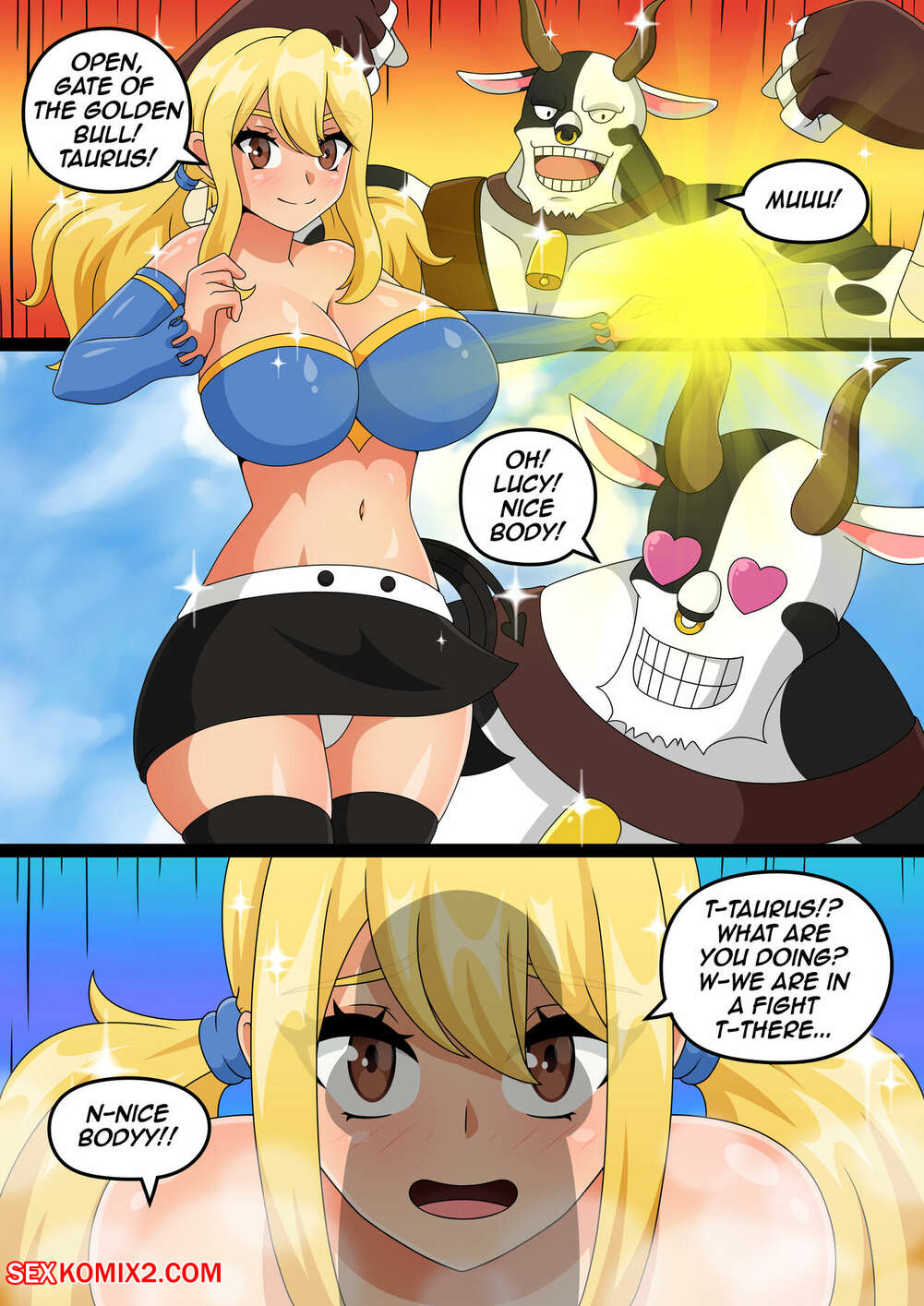 ✅️ Porn comic Lucy X Taurus. Erebeta. Fairy Tail Sex comic busty blonde  beauty | Porn comics in English for adults only | sexkomix2.com