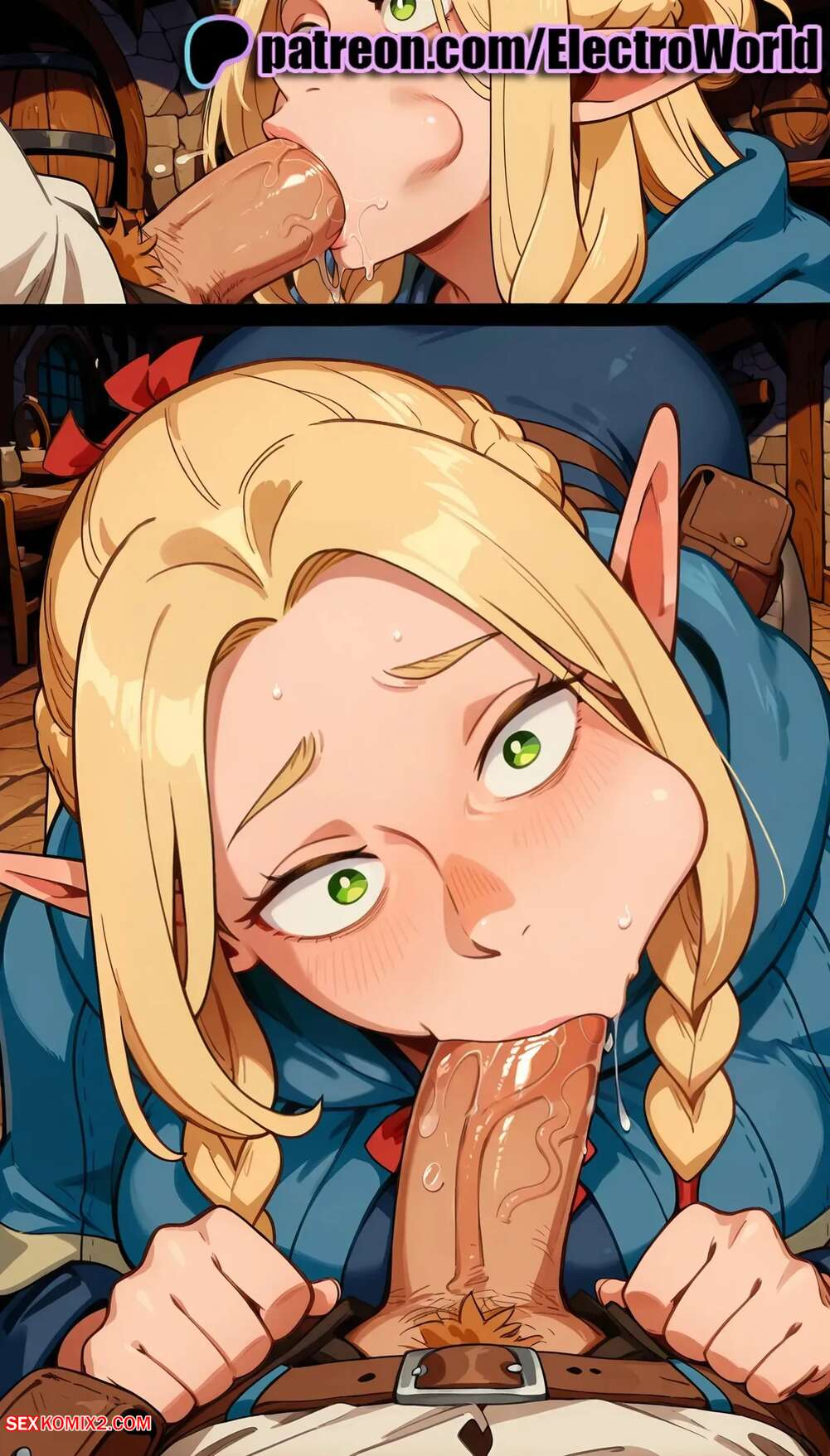 Porn comic Marcille Donato. Dungeon Meshi. ElectroWorld