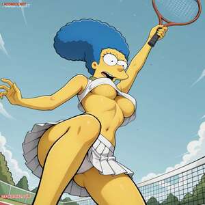 Porn comic Marge at the Tennis court. NaughtyToons