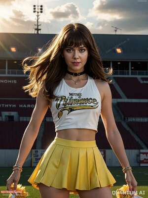 Porn comic Mary Elizabeth Winstead. Retro Cheerleader. QuantumAI