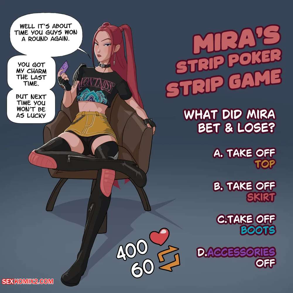 Porn comic Miras Strip Poker Strip Game. KPop Demon Hunters. Godlem