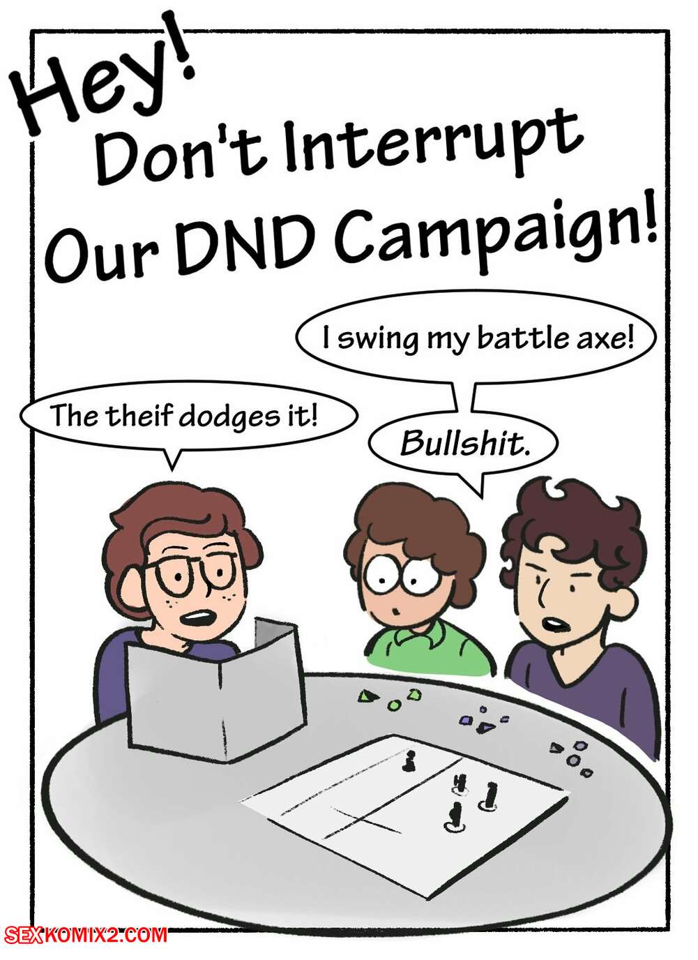 Porn comic Mom. Dont Interrupt Our DnD Campaign. Chapter 1. DeadEndDraws.