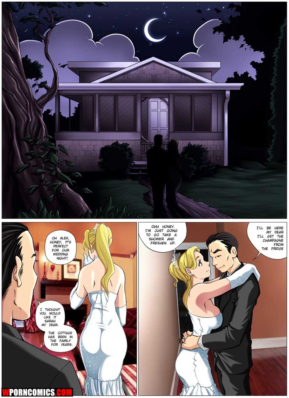 Bride Sex Toons - âœ…ï¸ Porn comic Monster Wedding Night. Sex comic the wedding, the | Porn  comics in English for adults only | sexkomix2.com