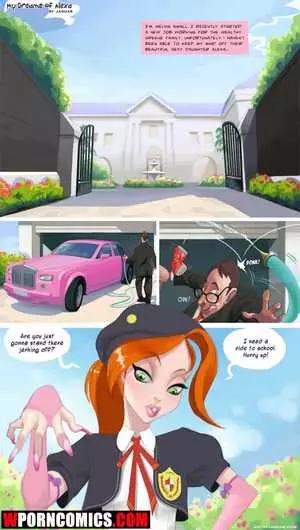 Porn comic My Dreams Of Alexa. Part 1. Porn comic My Dreams Of Alexa. Part 1.