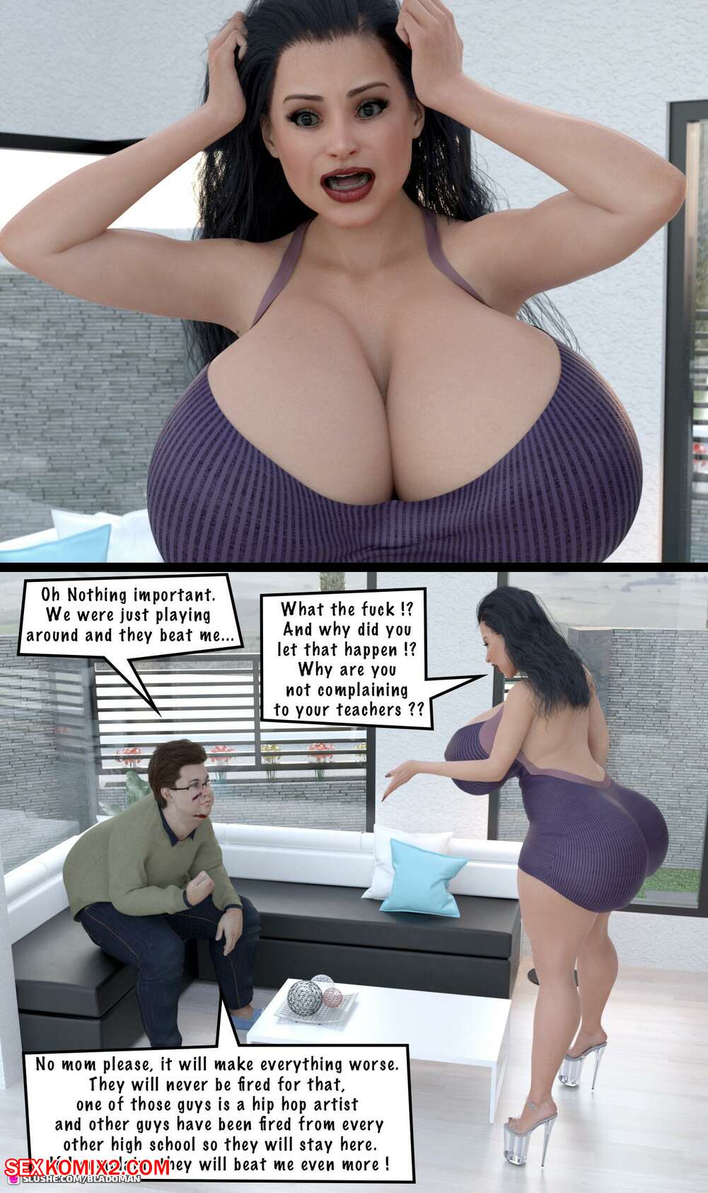 ✅️ Porn comic My Mom Cant Be A Black Cock Slut pic