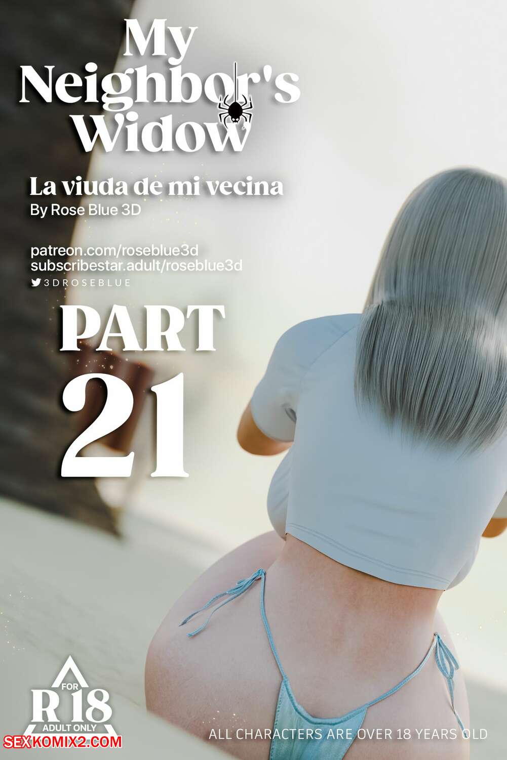 ✅️ Porn comic My Neighbors Widow. Chapter 21. Rose Blue 3D Sex comic hot  busty blonde | Porn comics in English for adults only | sexkomix2.com