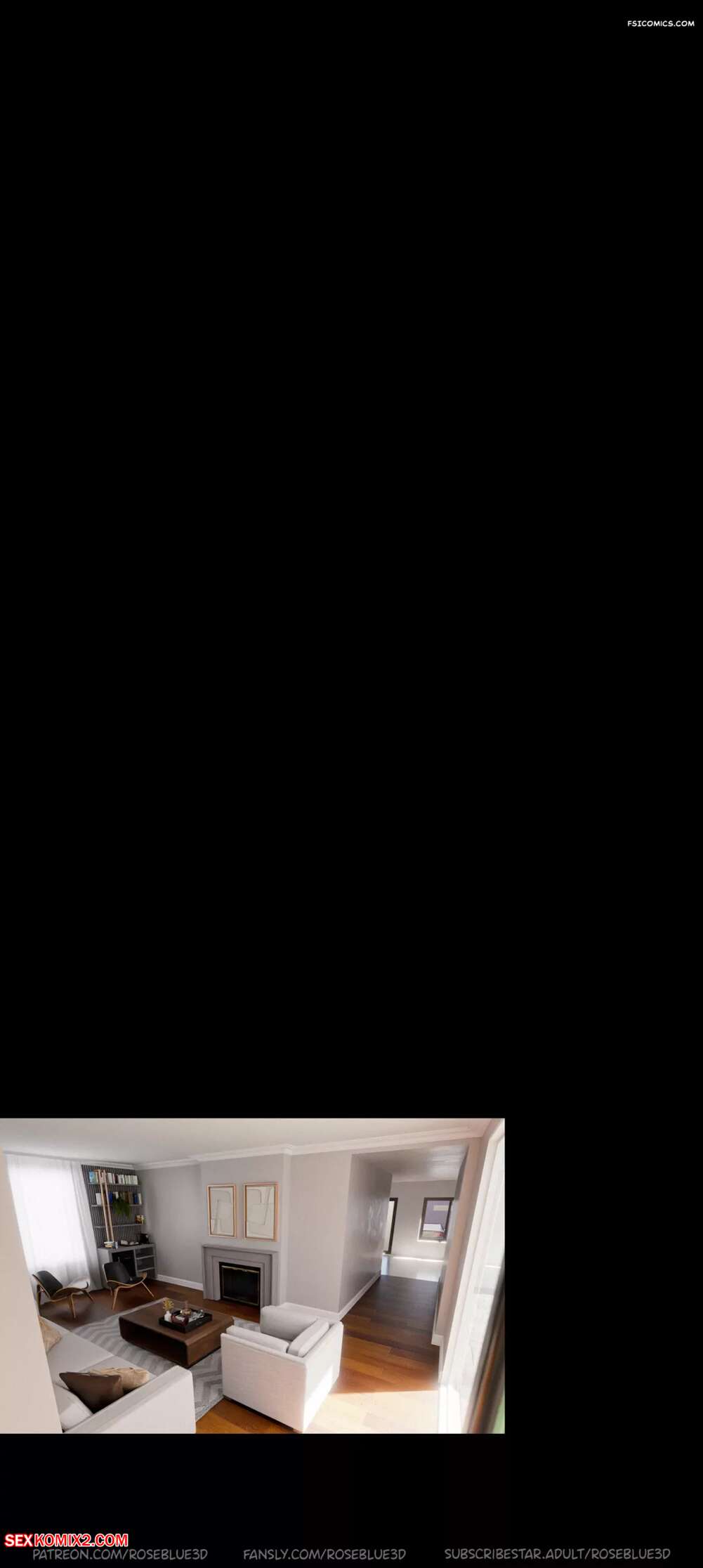 Porn comic My Neighbors Widow. Chapter 45. Rose Blue 3D