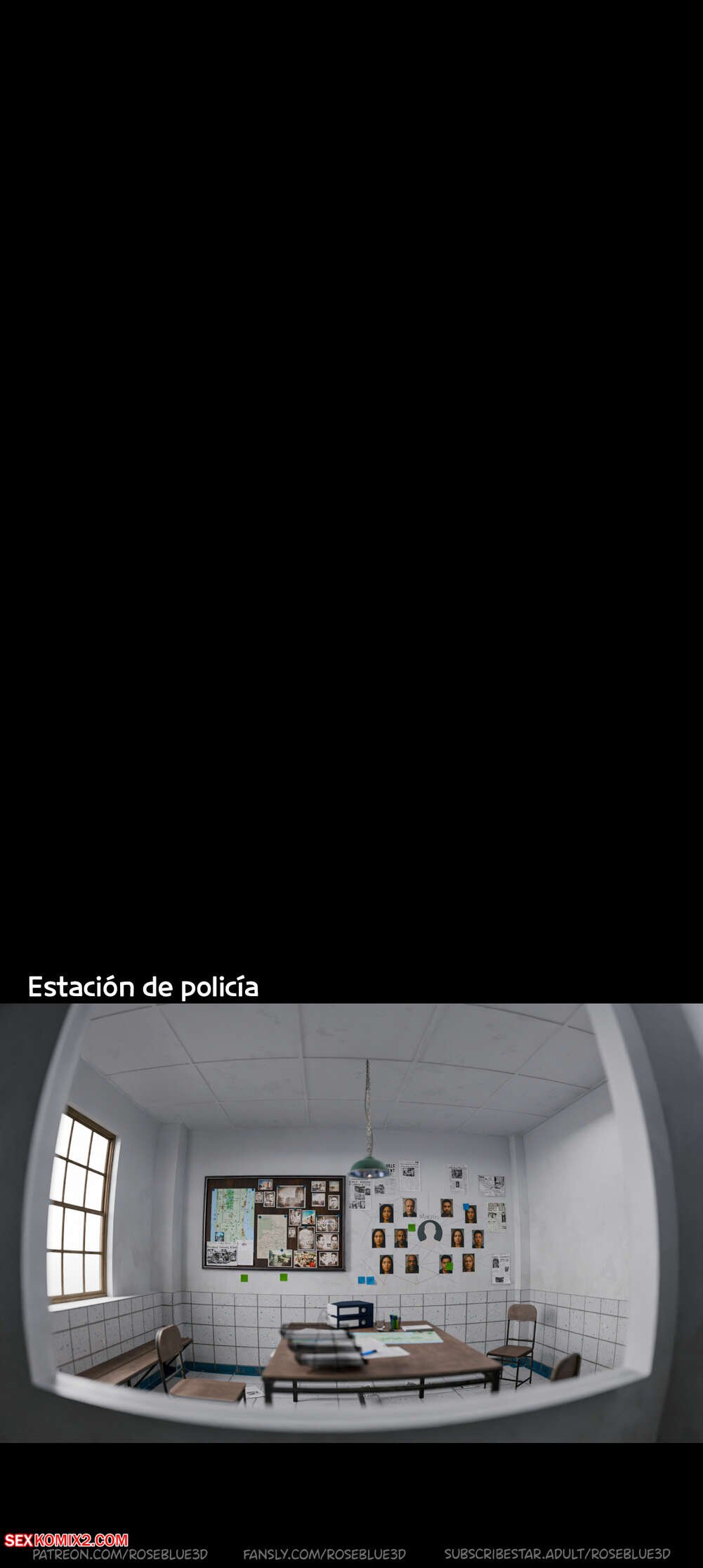 Porn comic My Neighbors Widow. Chapter 48. Rose Blue 3D