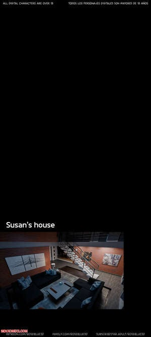 Porn comic My Neighbors Widow. Chapter 49. Rose Blue 3D