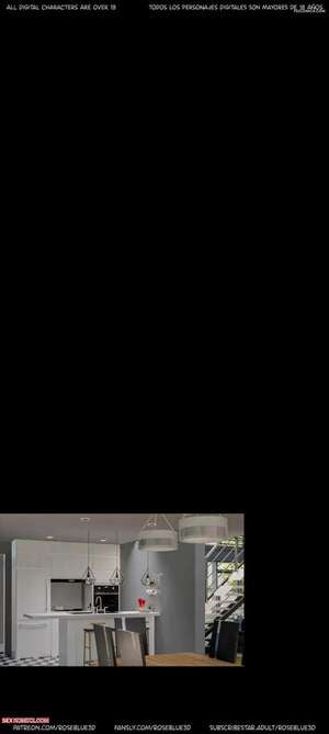 Porn comic My Neighbors Widow. Chapter 51. Rose Blue 3D