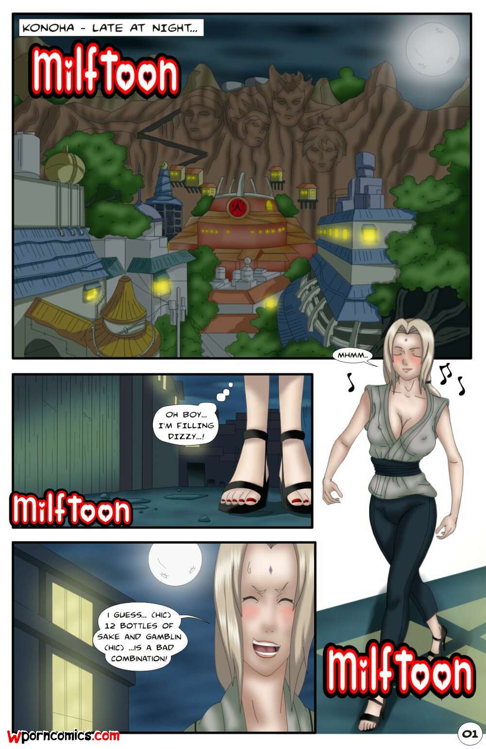 Konoha nights porn comic