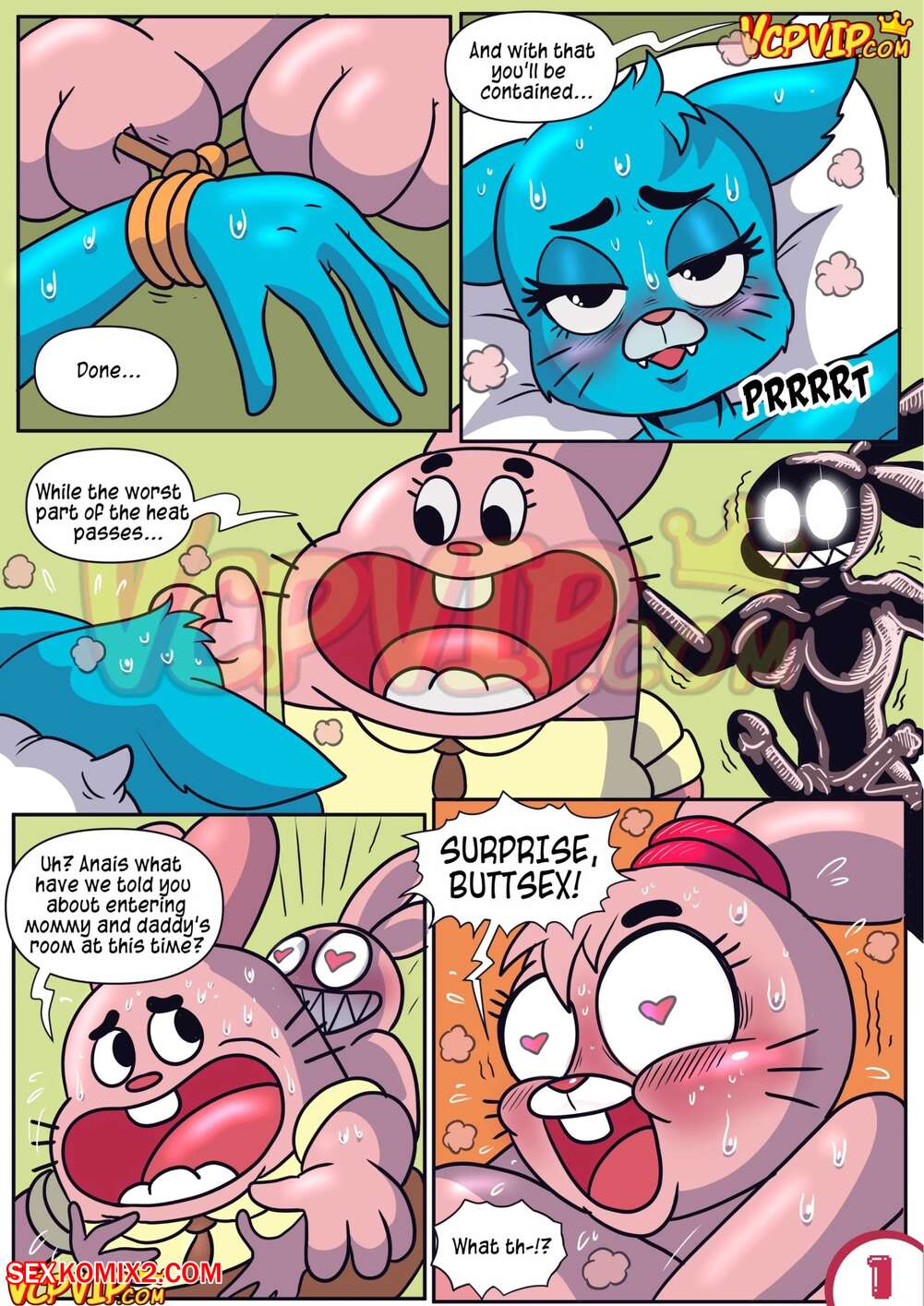 Amazing world of gumball gay porn comics