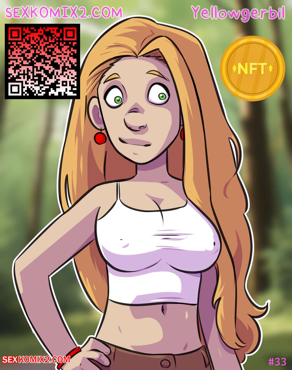 ✅️ Porn comic NFT Anastasia 33 artist Yellowgerbil universe  