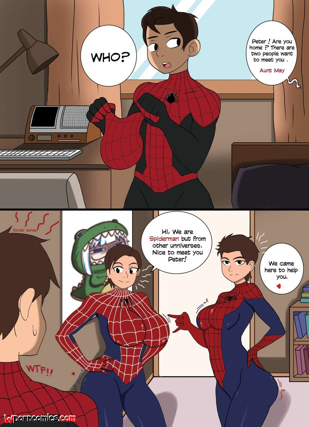 Spiderman sex comic