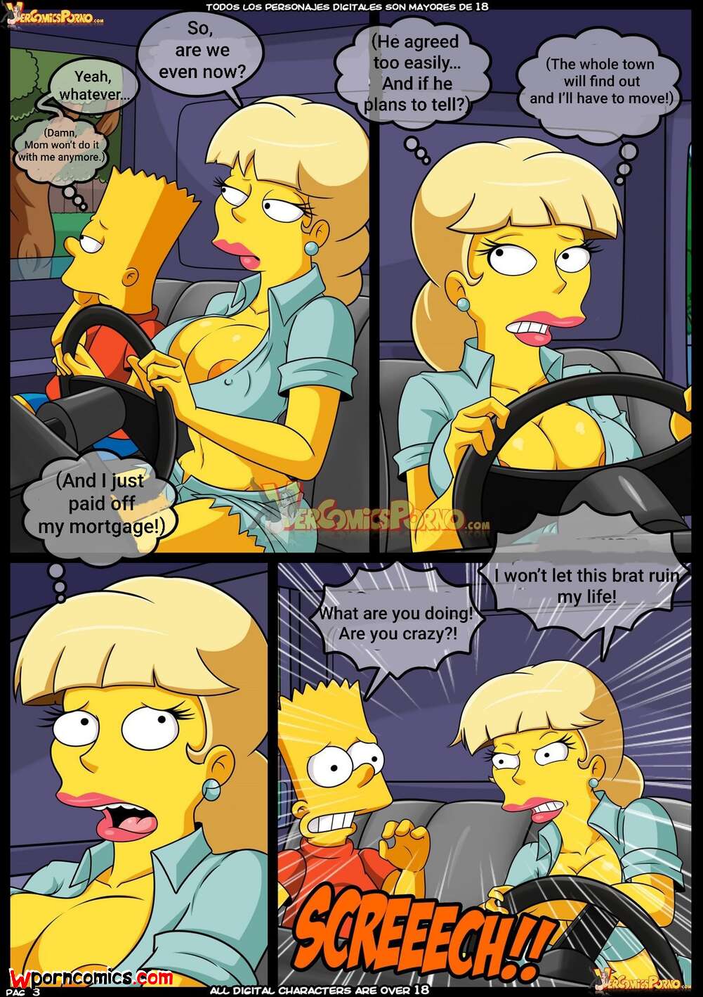 Simpsons comic pornos