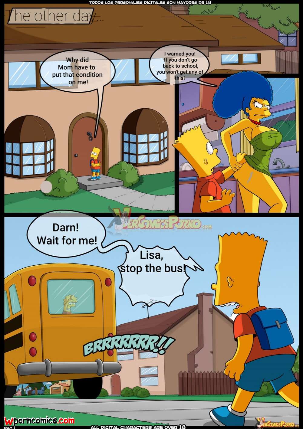 Simpsons Cartoon Porn Comics - âœ…ï¸ Porn comic Old Habits. Chapter 9. The Simpsons. Croc. Sex comic missed  the school | Porn comics in English for adults only | sexkomix2.com
