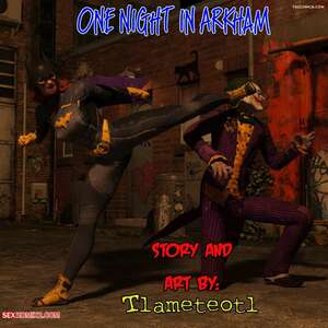 Porn comic One Night in Arkham. Tlameteotl