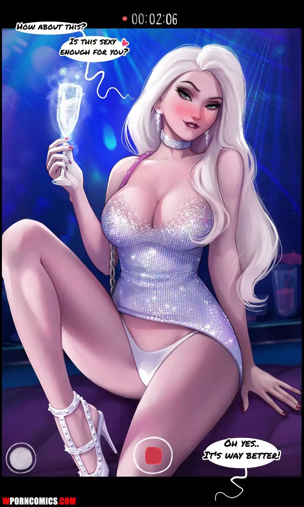 Slutty Elsa Porn - âœ…ï¸ Porn comic Party Elsa. Frozen. Sex comic blonde, or rather | Porn comics  in English for adults only | sexkomix2.com