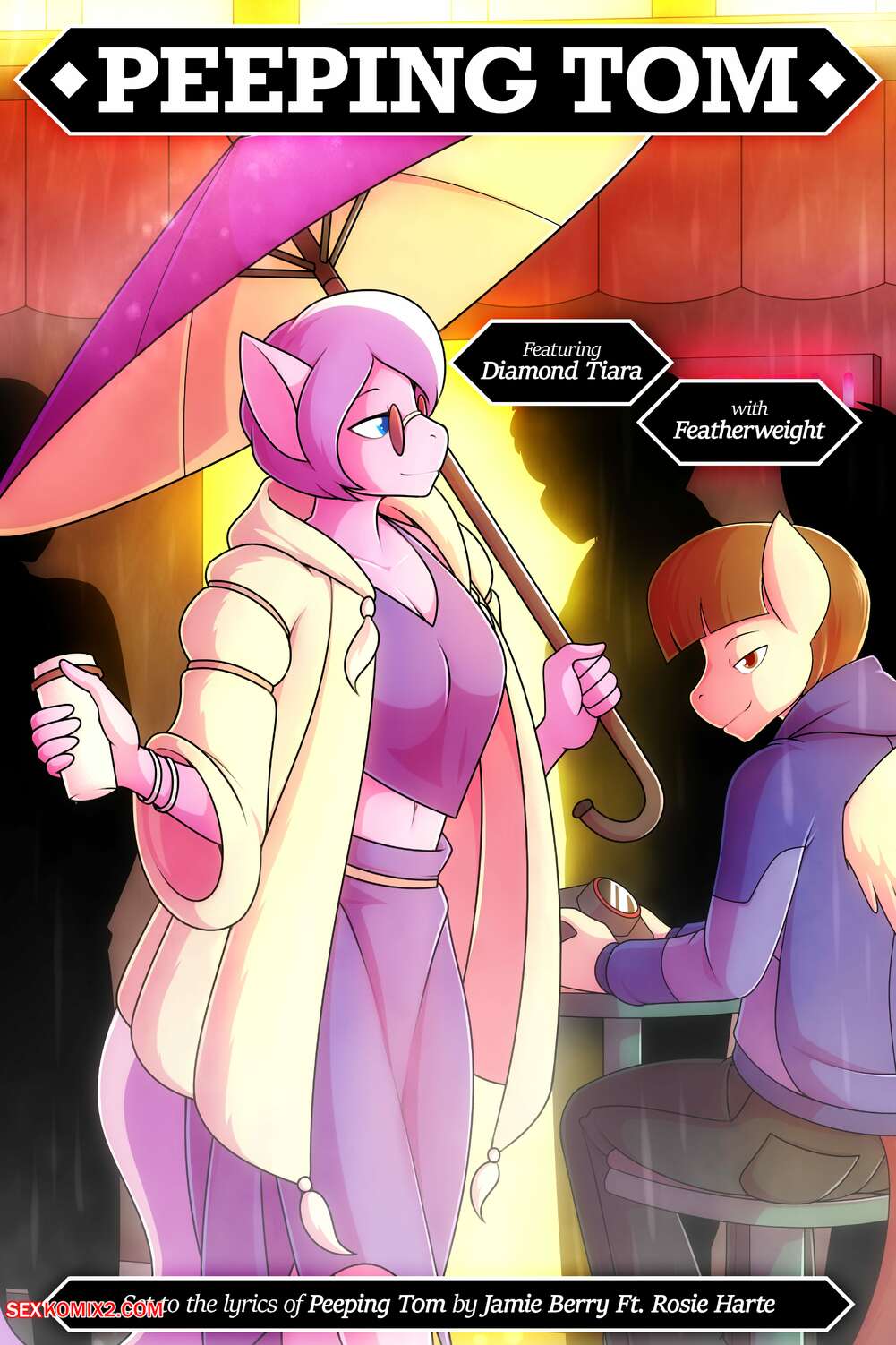 Porn comic Peeping Tom. My Little Pony. Marik Azemus.